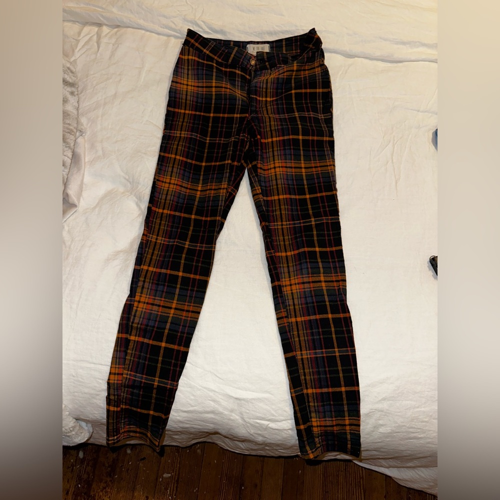 Plaid freepeople pants